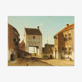 A Town Gate in Leerdam by Jan Weissenbruch - thumbnail_0_nf_66fc58798213847b6f3579b2